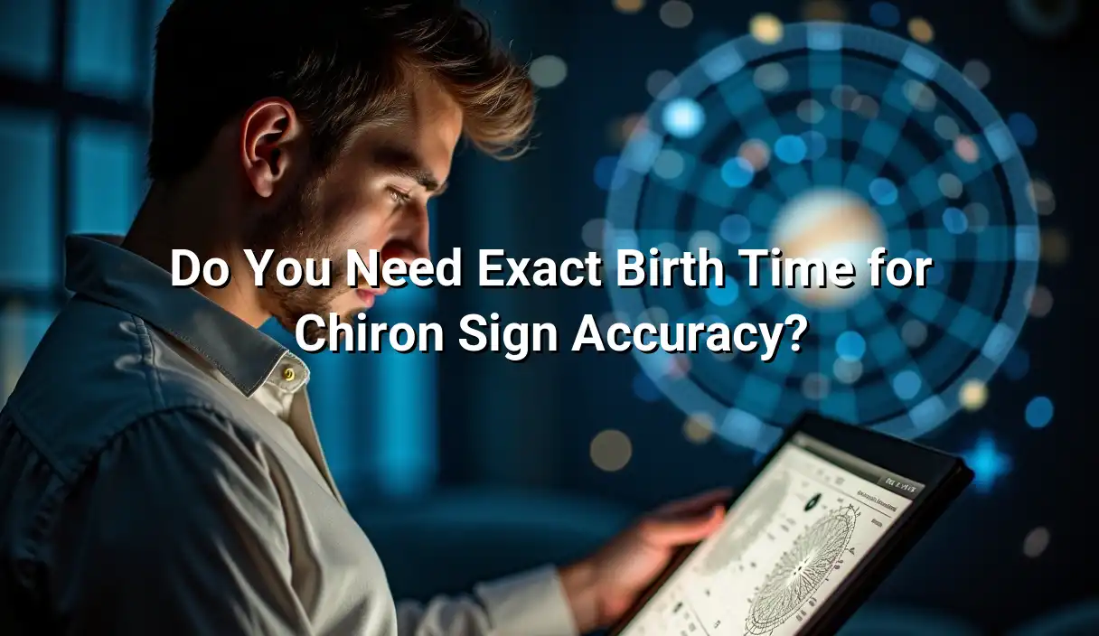 Do You Need Exact Birth Time for Chiron Sign Accuracy? - Chiron Sign Calculator