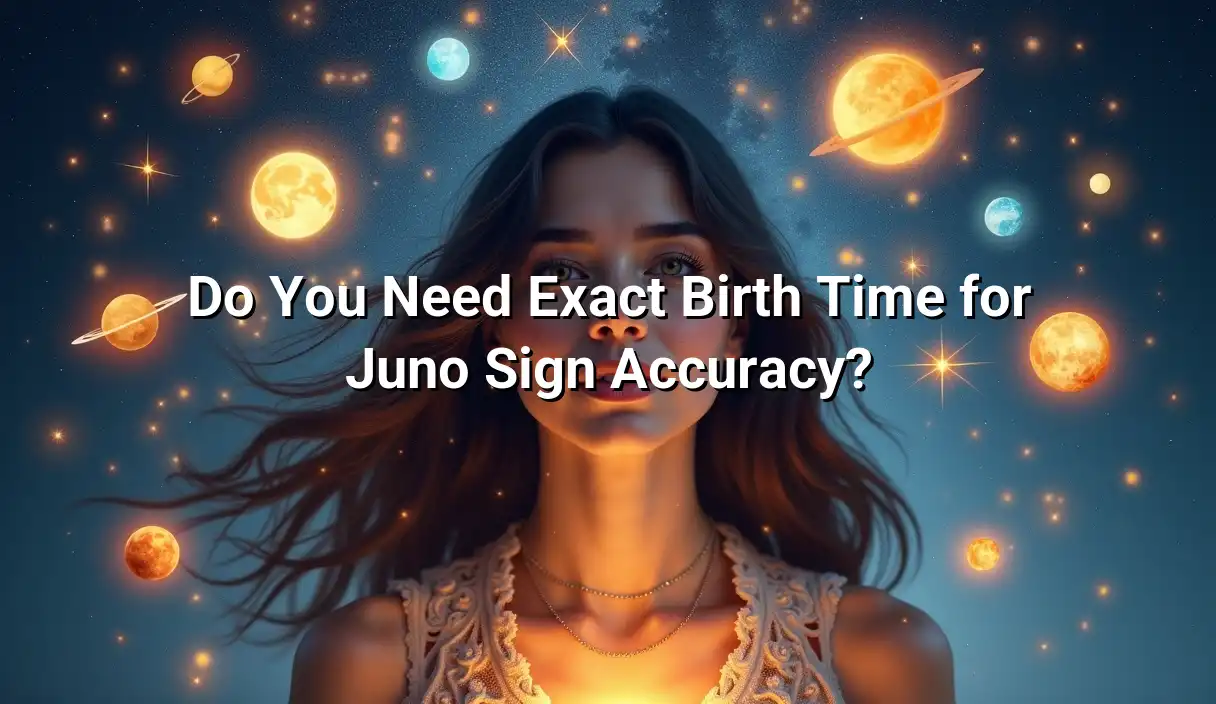 Do You Need Exact Birth Time for Juno Sign Accuracy? - Juno Sign Calculator