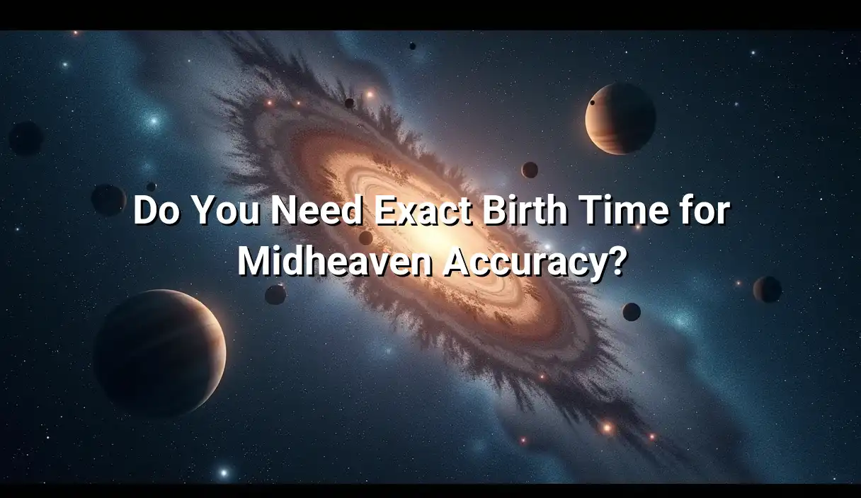 Do You Need Exact Birth Time for Midheaven Accuracy? - Midheaven Sign Calculator