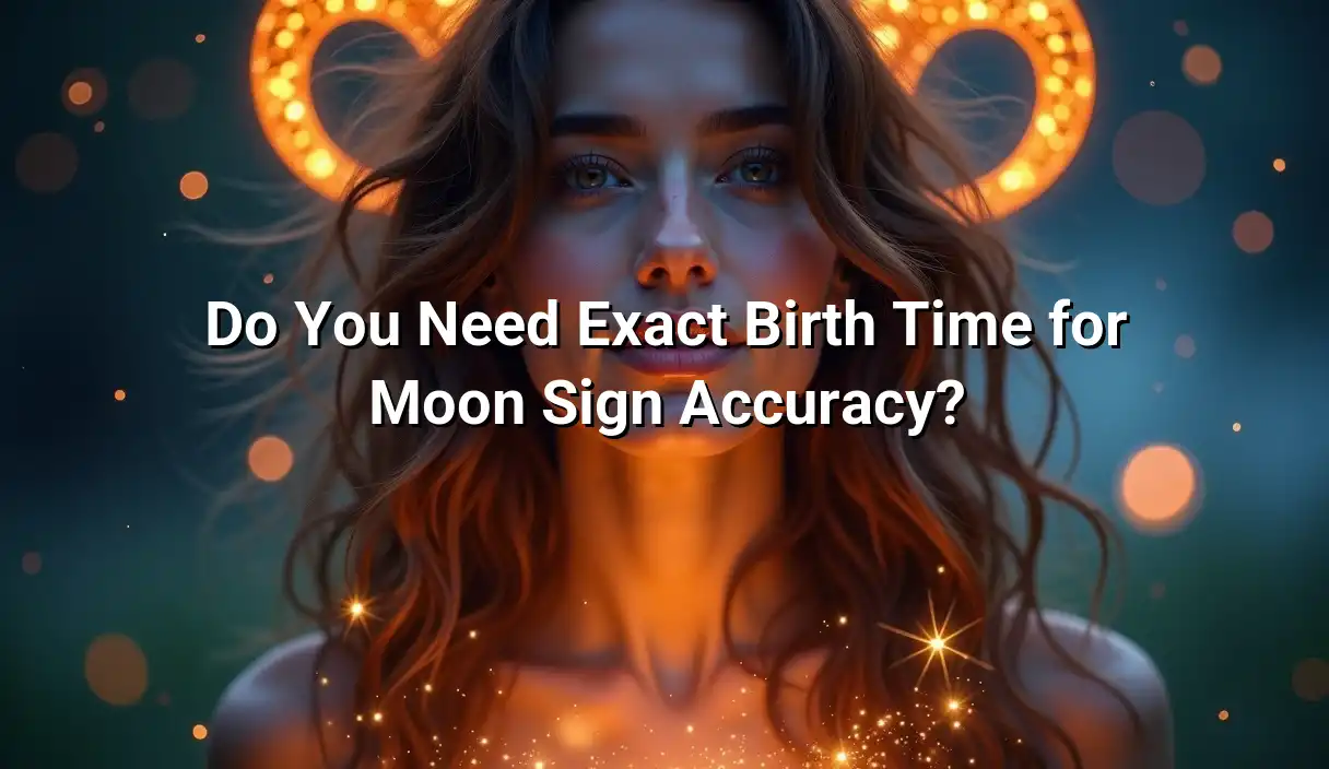 Do You Need Exact Birth Time for Moon Sign Accuracy? - Moon Sign Calculator