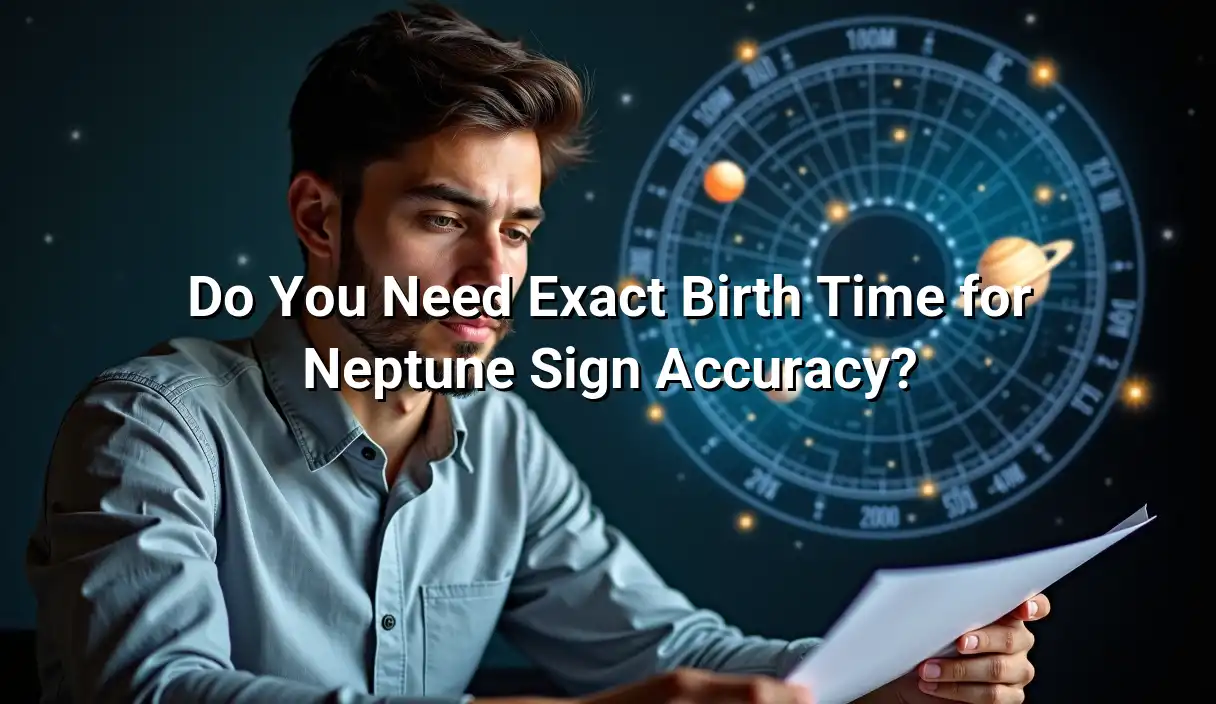 Do You Need Exact Birth Time for Neptune Sign Accuracy? - Neptune Sign Calculator
