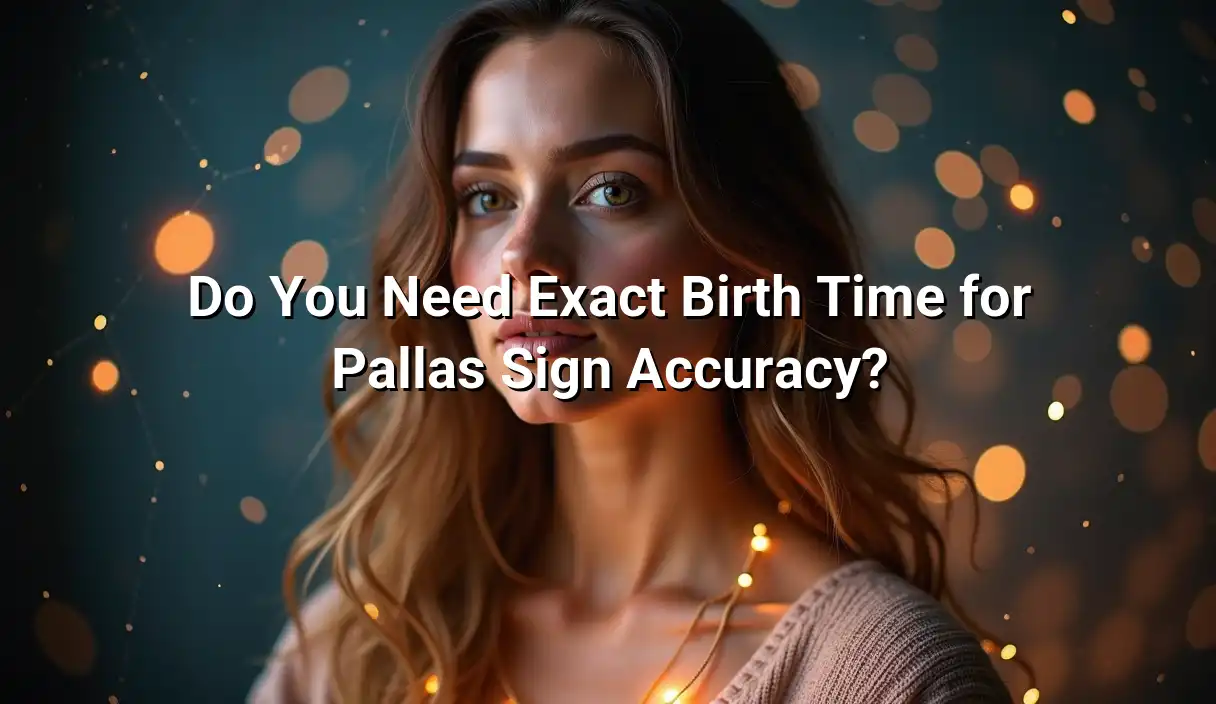 Do You Need Exact Birth Time for Pallas Sign Accuracy? - Pallas Sign Calculator
