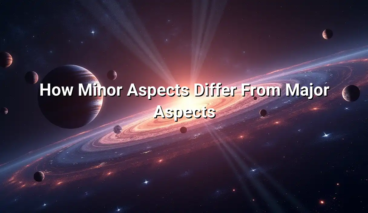 How Minor Aspects Differ From Major Aspects - Minor Aspects Calculator
