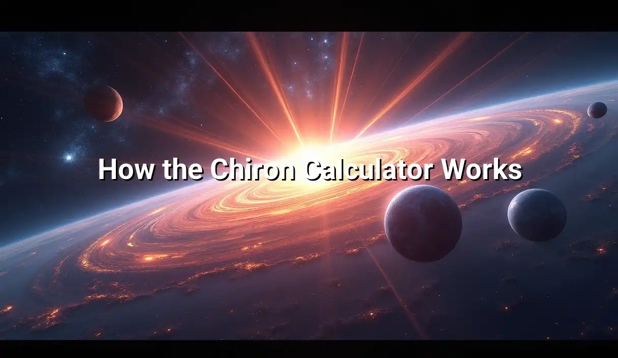 How the Chiron Calculator Works - Chiron Sign Calculator