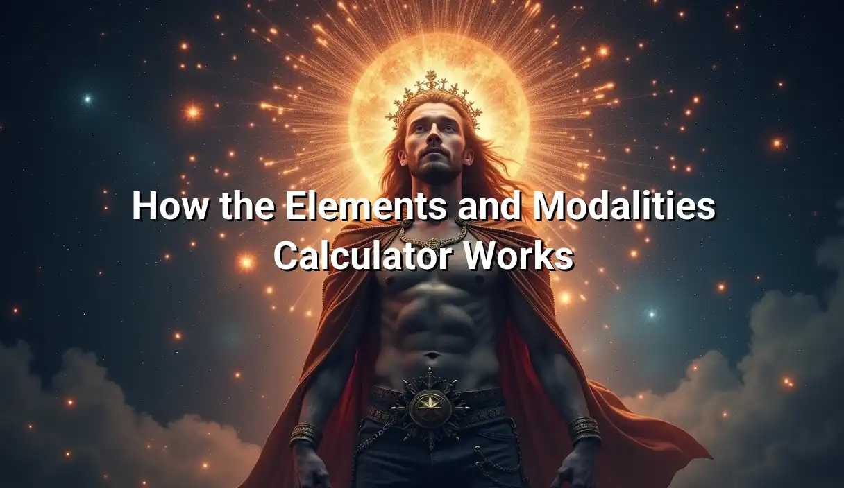 How the Elements and Modalities Calculator Works - Elements and Modalities Calculator