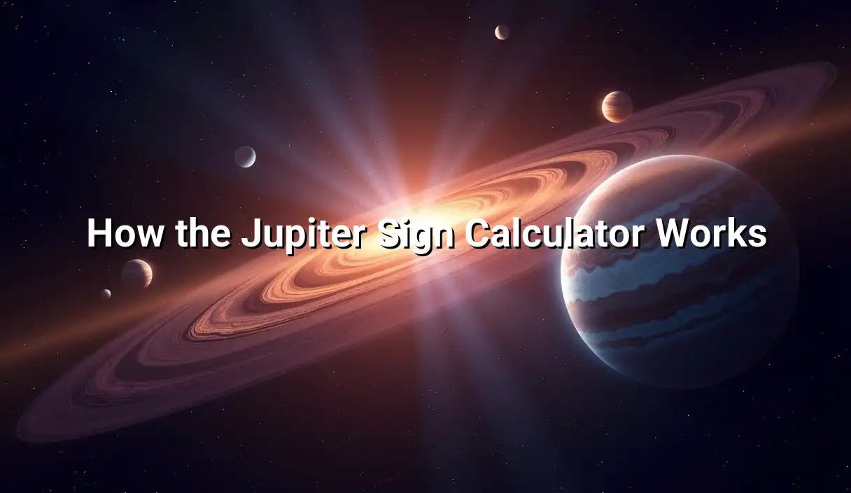 How the Jupiter Sign Calculator Works - Jupiter Sign Calculator