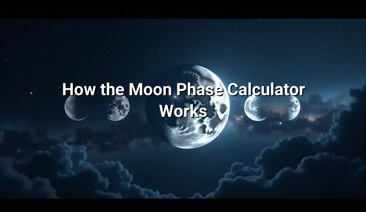 How the Moon Phase Calculator Works - Moon Phase Calculator