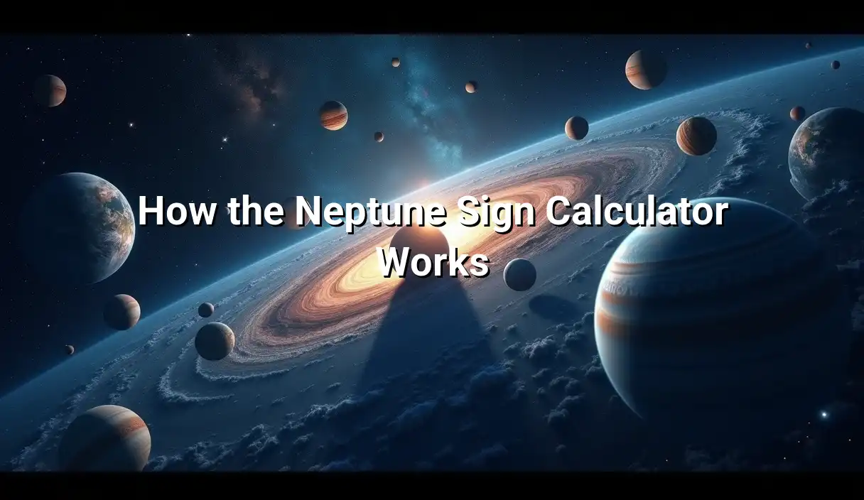 How the Neptune Sign Calculator Works - Neptune Sign Calculator