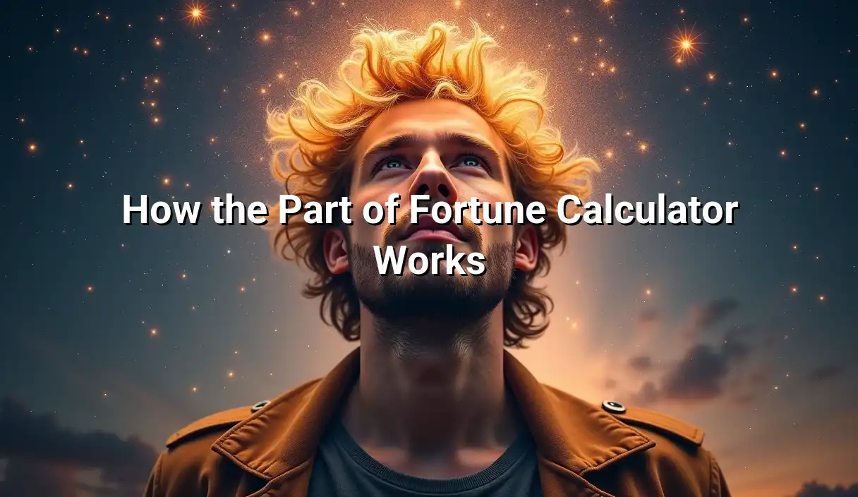 How the Part of Fortune Calculator Works - Part of Fortune Calculator