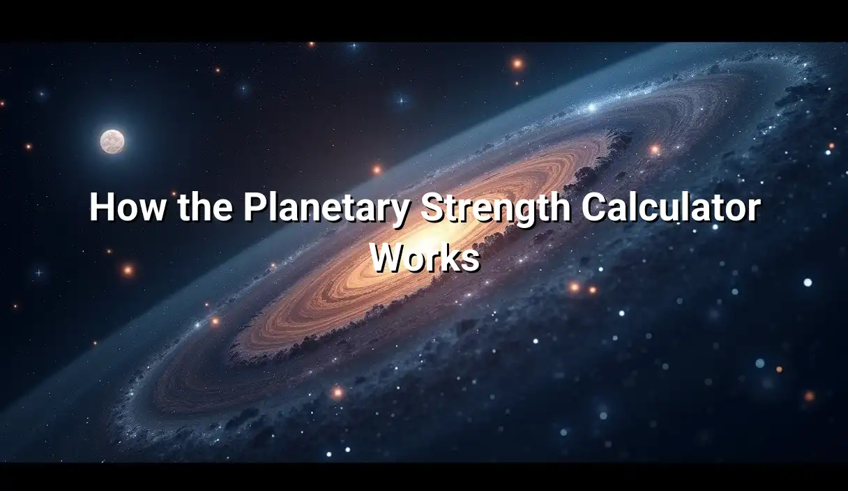 How the Planetary Strength Calculator Works - Planetary Strength Calculator