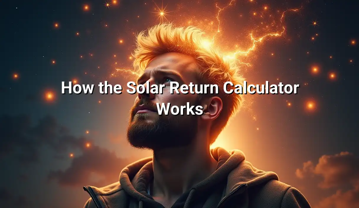 How the Solar Return Calculator Works - Solar Return Chart Calculator