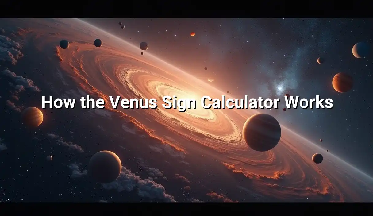 How the Venus Sign Calculator Works - Venus Sign Calculator