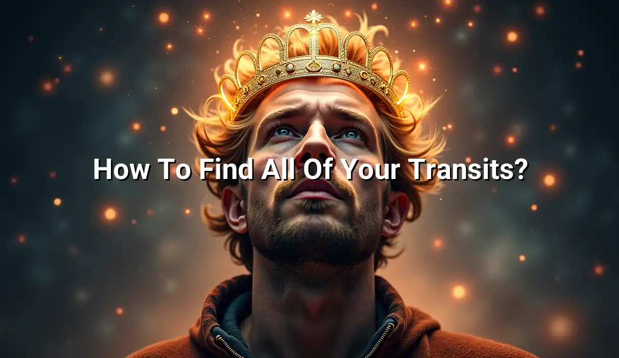 How To Find All Of Your Transits? - Transit Chart Calculator
