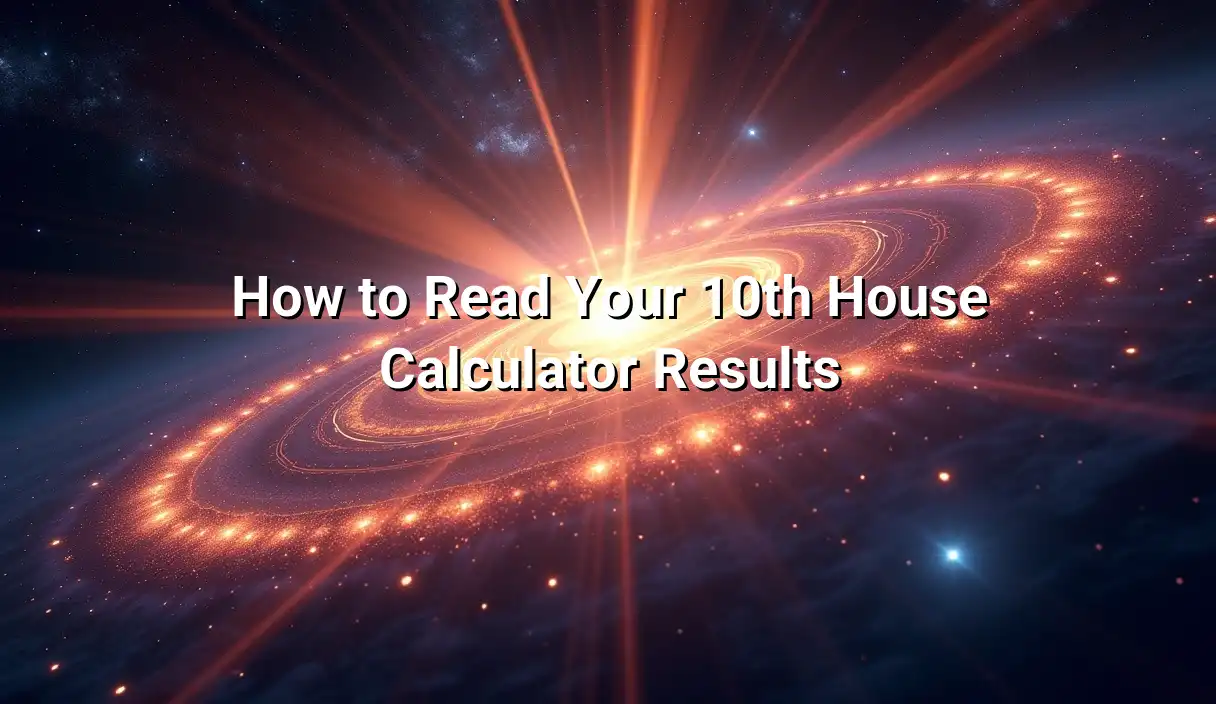 How to Read Your 10th House Calculator Results - 10th House Calculator