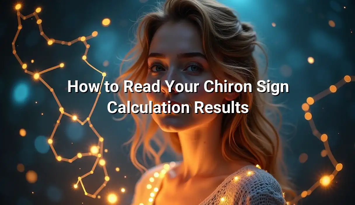 How to Read Your Chiron Sign Calculation Results - Chiron Sign Calculator