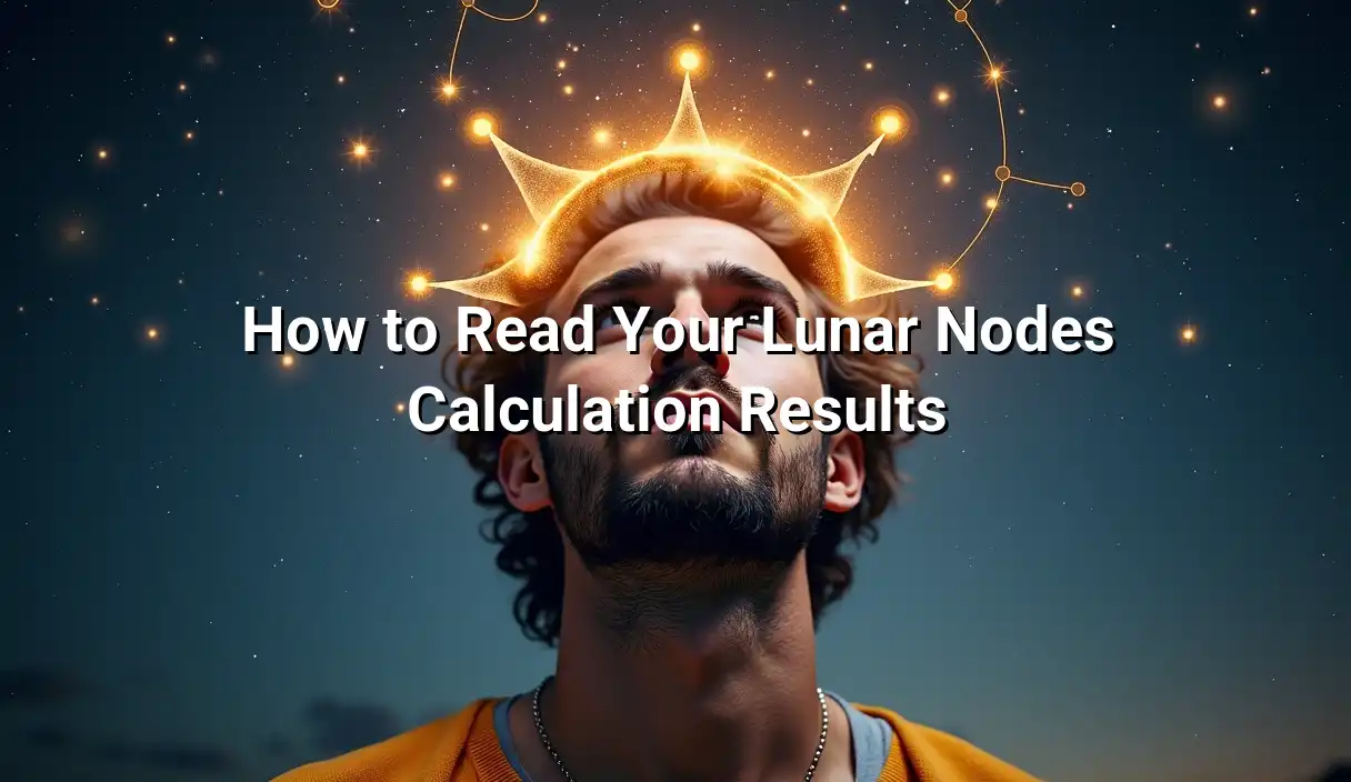 How to Read Your Lunar Nodes Calculation Results - Lunar Nodes Calculator
