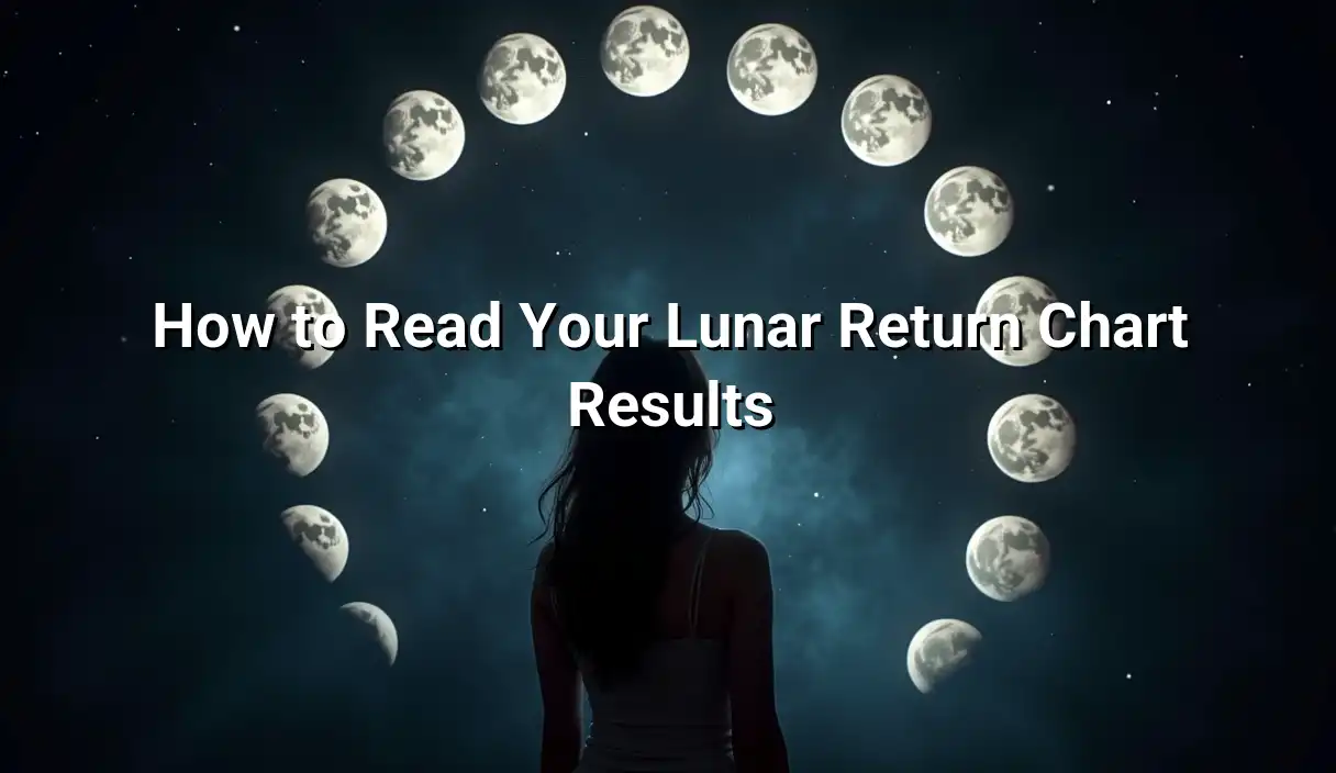 How to Read Your Lunar Return Chart Results - Lunar Return Chart Calculator