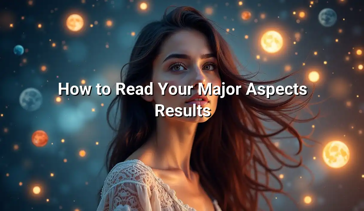 How to Read Your Major Aspects Results - Major Aspects Calculator