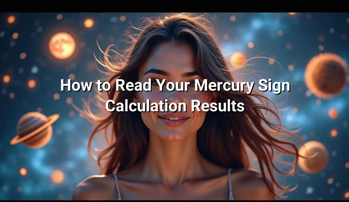 How to Read Your Mercury Sign Calculation Results - Mercury Sign Calculator