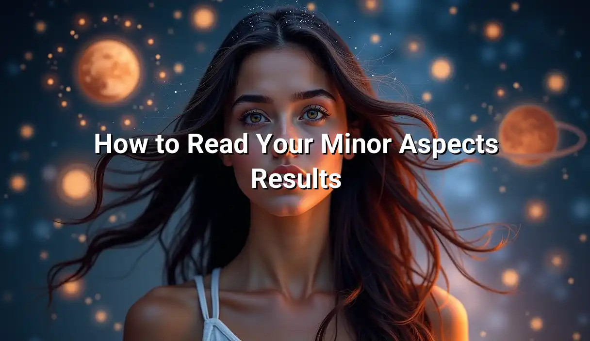 How to Read Your Minor Aspects Results - Minor Aspects Calculator