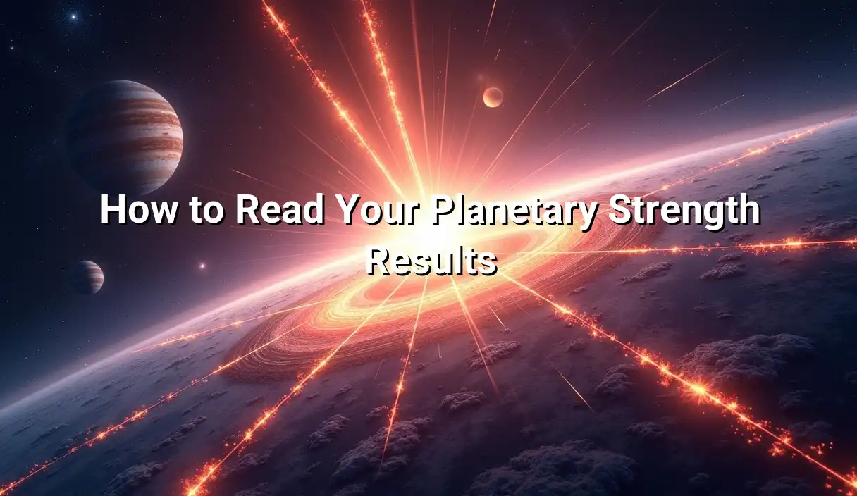 How to Read Your Planetary Strength Results - Planetary Strength Calculator
