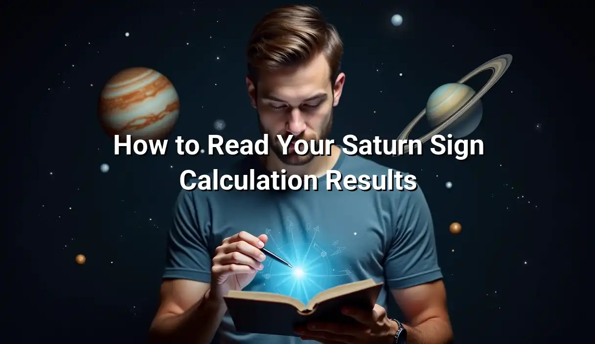 How to Read Your Saturn Sign Calculation Results - Saturn Sign Calculator