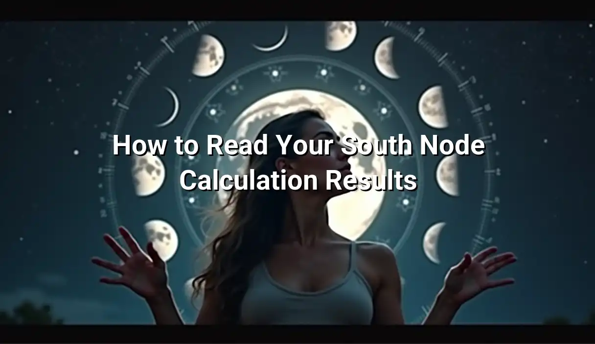 How to Read Your South Node Calculation Results - South Node Calculator