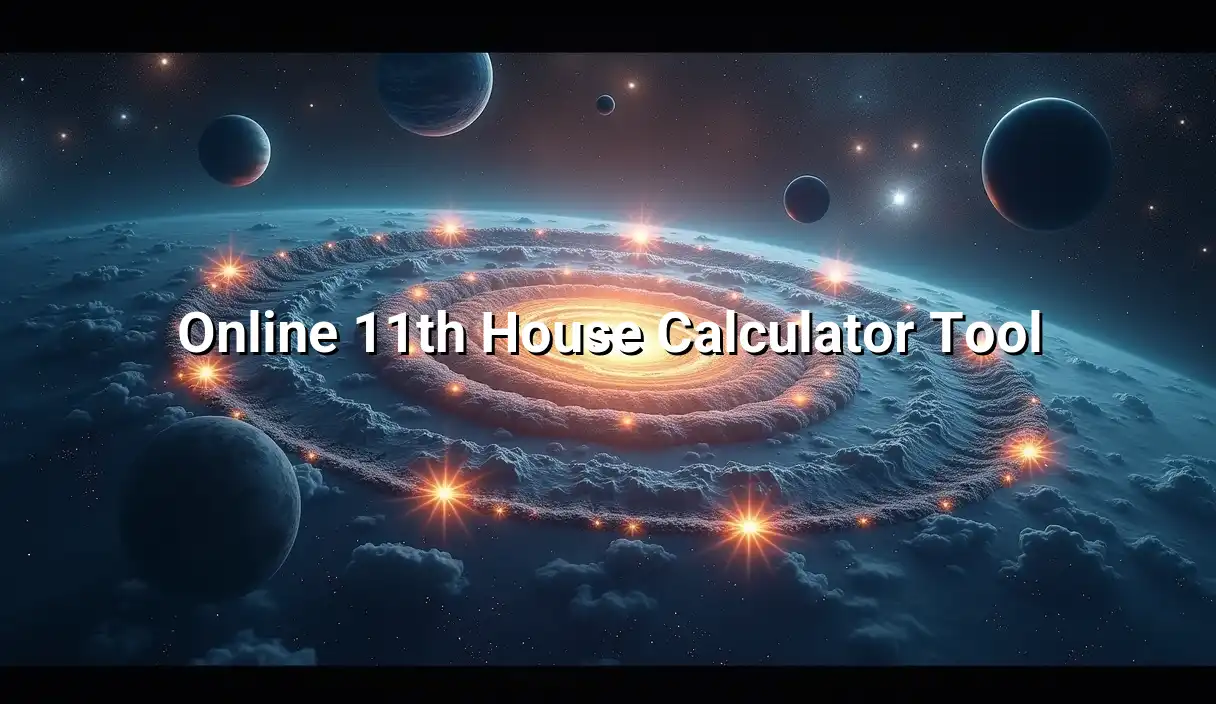 Online 11th House Calculator Tool - 11th House Calculator