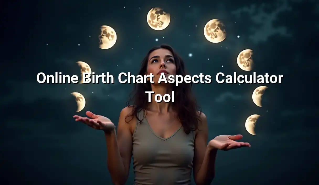 Online Birth Chart Aspects Calculator Tool - Birth Chart Aspects Calculator