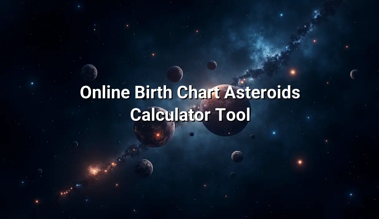 Online Birth Chart Asteroids Calculator Tool - Birth Chart Asteroids Calculator