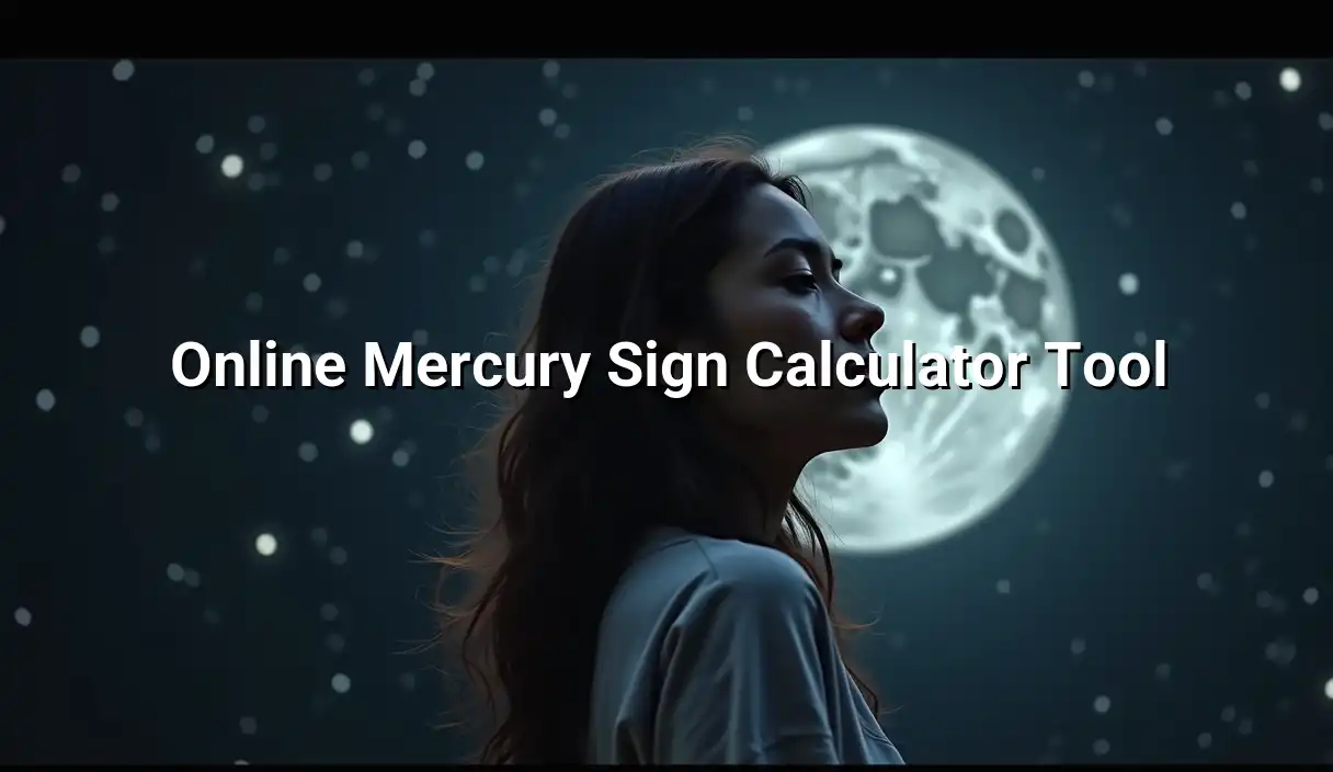 Online Mercury Sign Calculator Tool - Mercury Sign Calculator