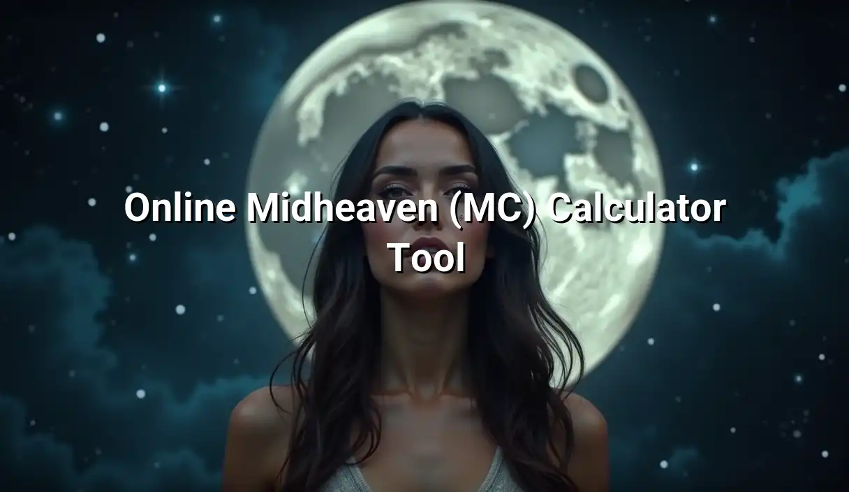 Online Midheaven (MC) Calculator Tool - Midheaven Sign Calculator