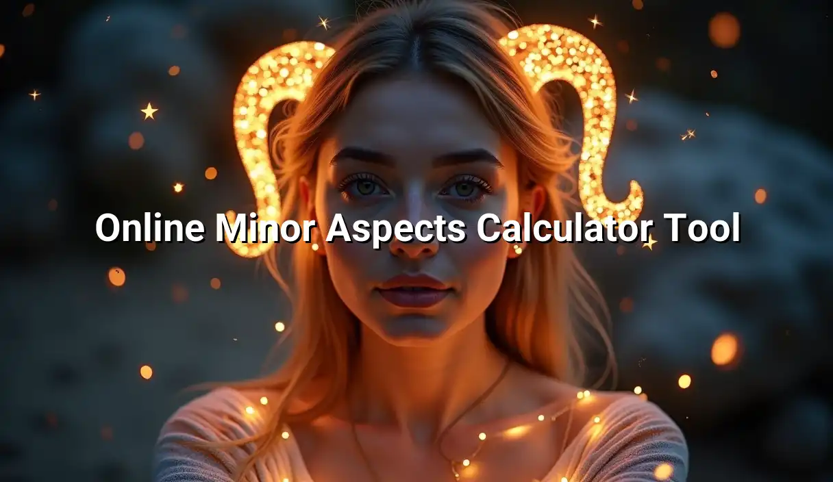Online Minor Aspects Calculator Tool - Minor Aspects Calculator