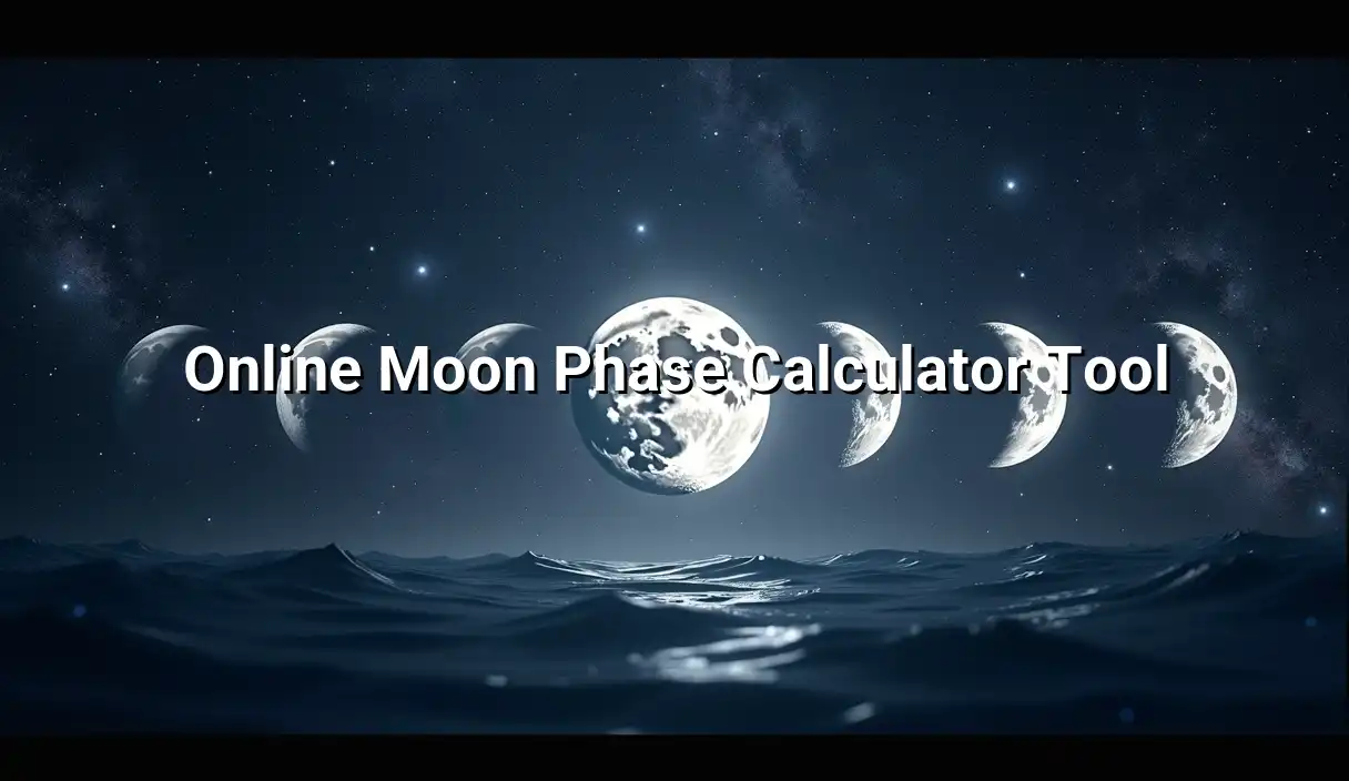 Online Moon Phase Calculator Tool - Moon Phase Calculator