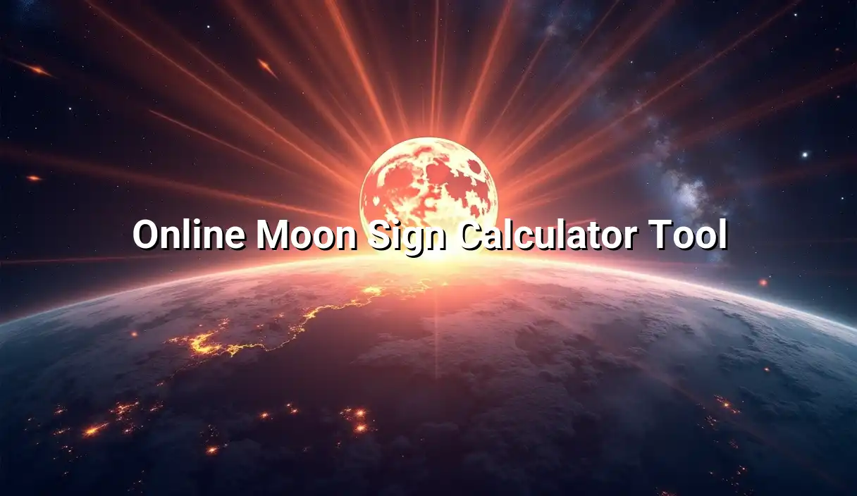 Online Moon Sign Calculator Tool - Moon Sign Calculator