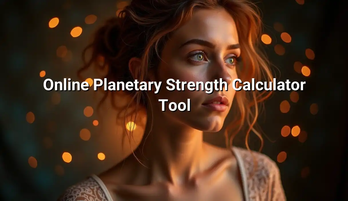 Online Planetary Strength Calculator Tool - Planetary Strength Calculator