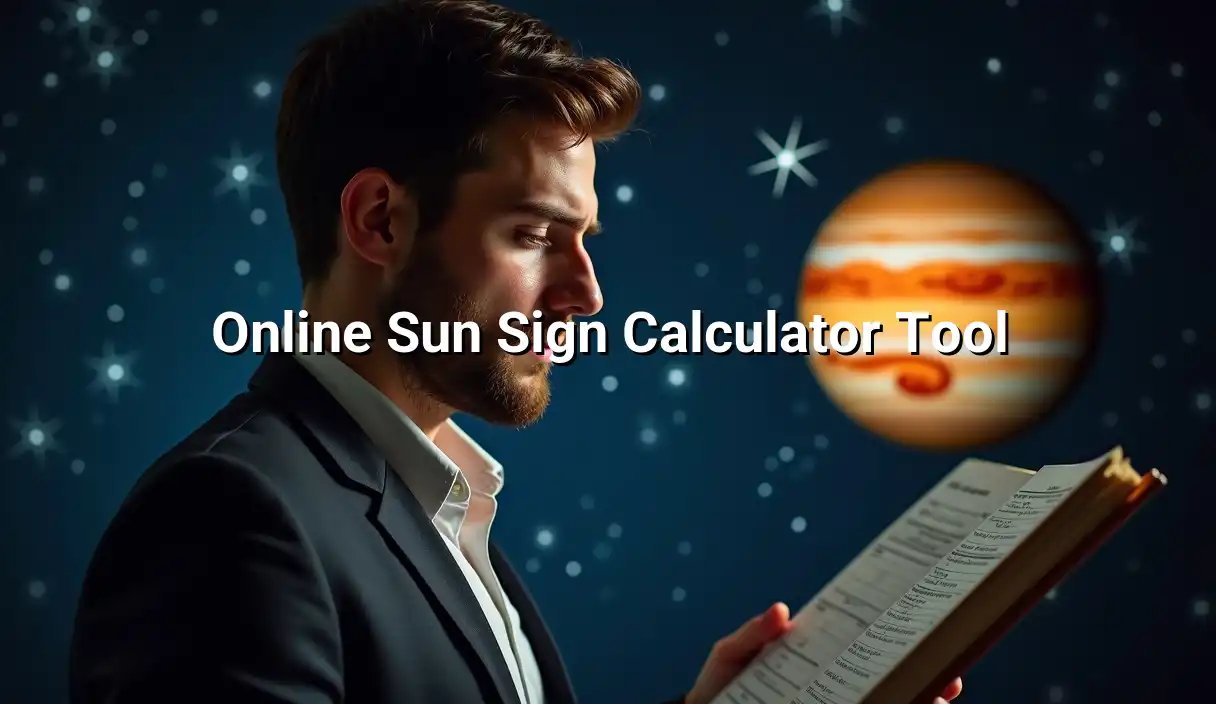 Online Sun Sign Calculator Tool - Sun Sign Calculator