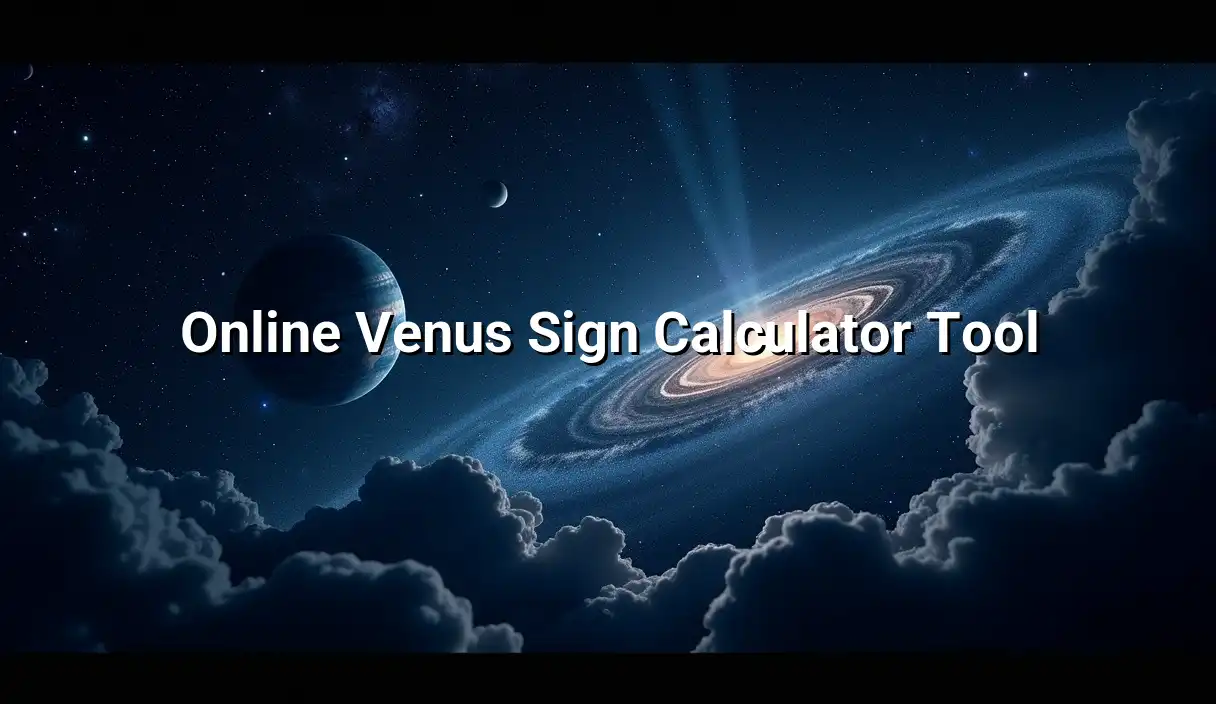 Online Venus Sign Calculator Tool - Venus Sign Calculator