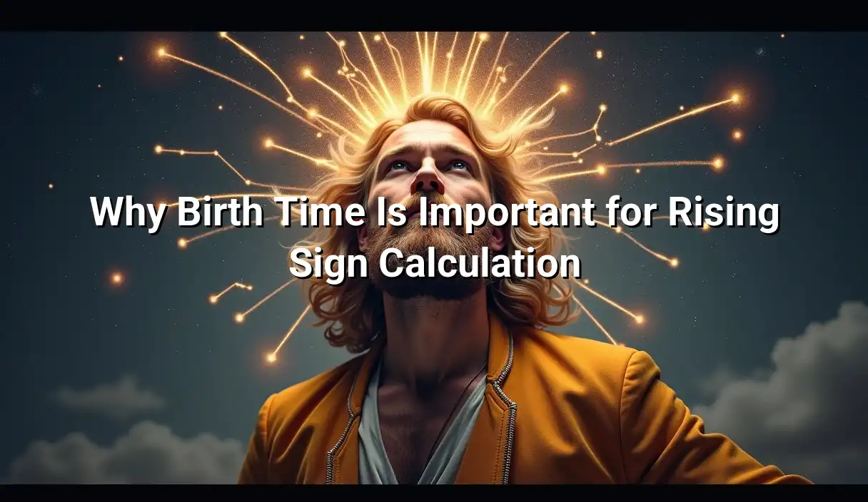 Why Birth Time Is Important for Rising Sign Calculation - Rising Sign Calculator