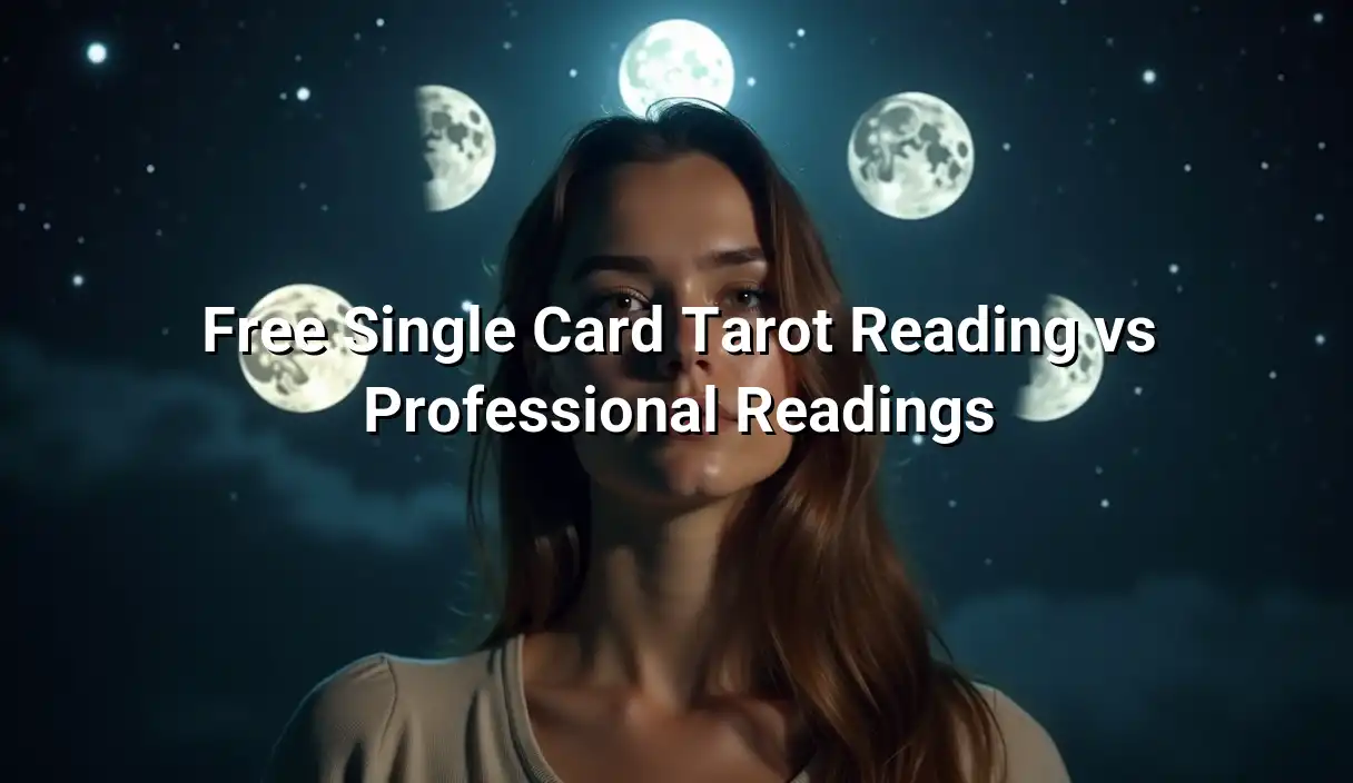 Free Single Card Tarot Reading vs Professional Readings - One Card Tarot Reading