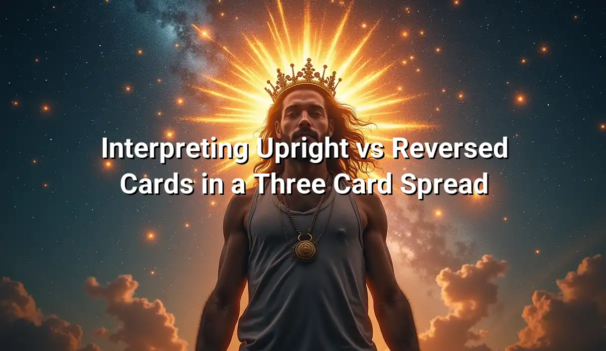 Three Card Tarot Reading Interpreting Upright vs Reversed Cards in a Three Card Spread - Three Card Tarot Reading